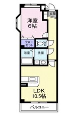 北信太駅 徒歩5分 2階の物件間取画像